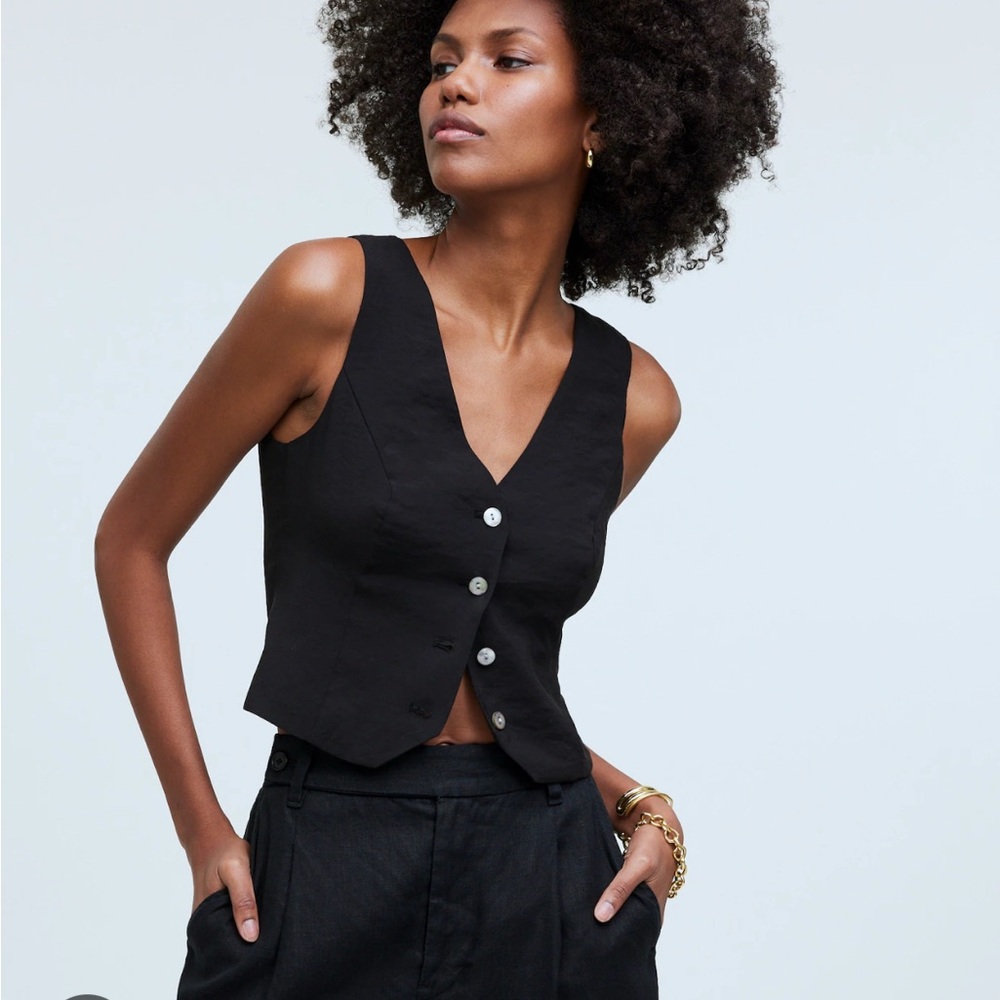 Madewell Katrina Black Vest